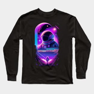 Astronaut in Space V3 Long Sleeve T-Shirt